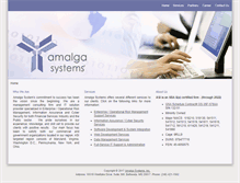 Tablet Screenshot of amalgasystems.com